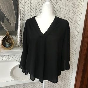 Lush black blouse